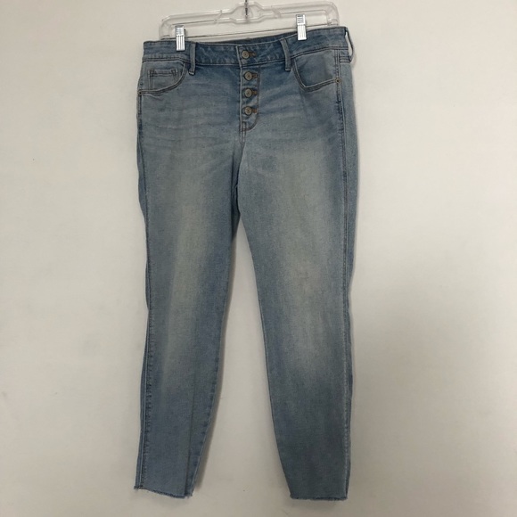 Old Navy Super Skinny Ankle Jean Sz 10 - Picture 2 of 8